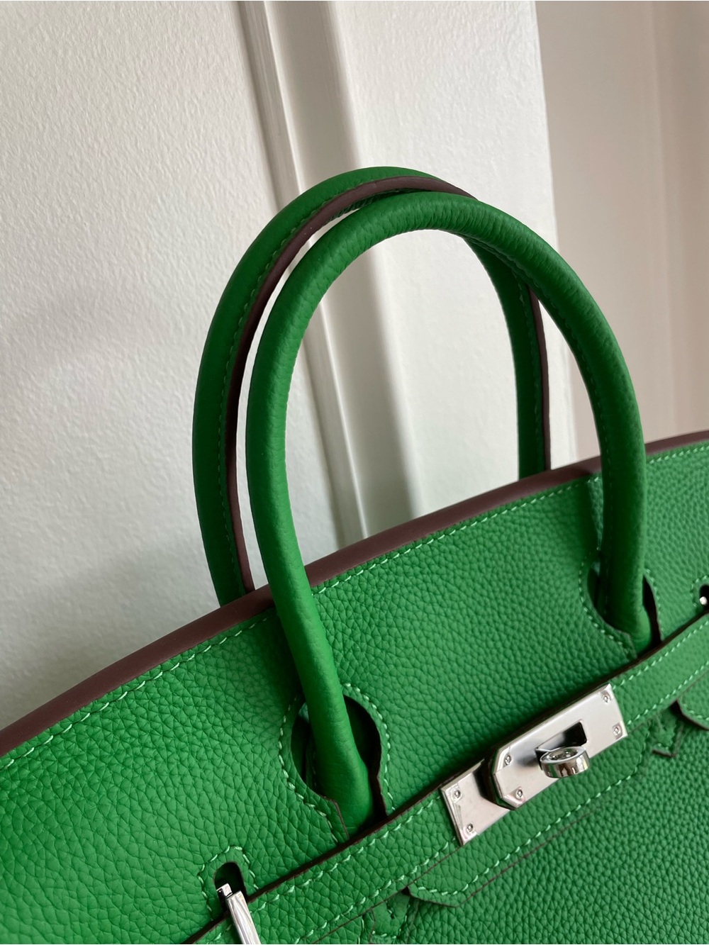 The Ellington 30 - Green - Top-Handle Satchel Bag - Picture 4 of 11